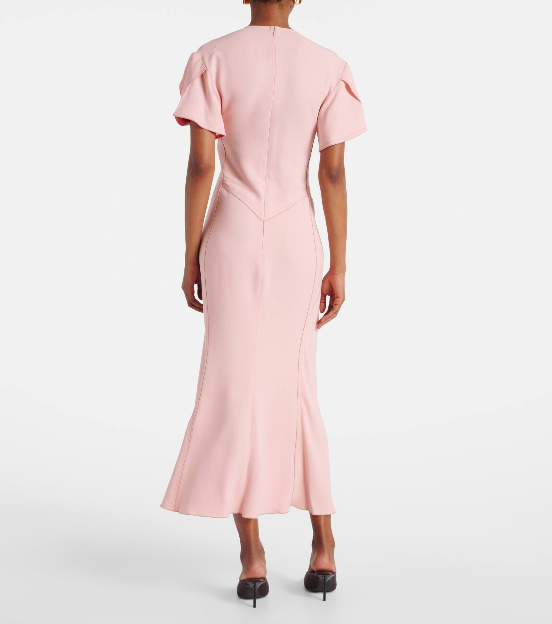 Gathered midi dress - 3