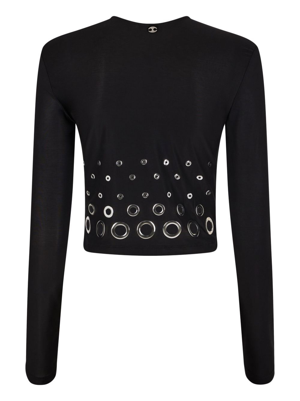 eyelet crop top - 7