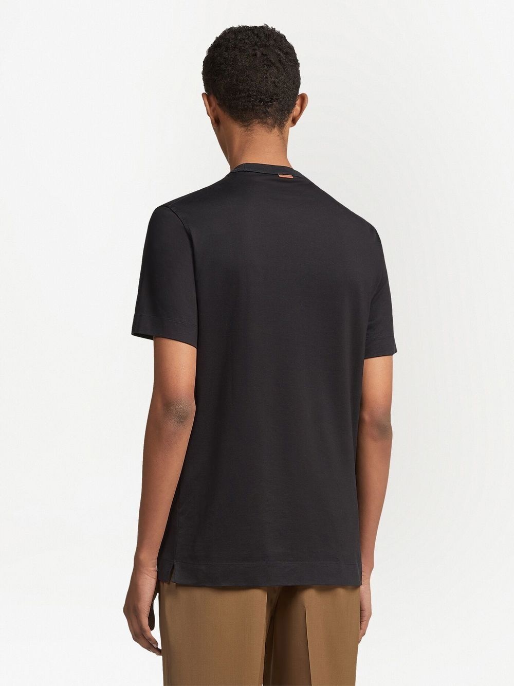 logo-print cotton T-shirt - 3