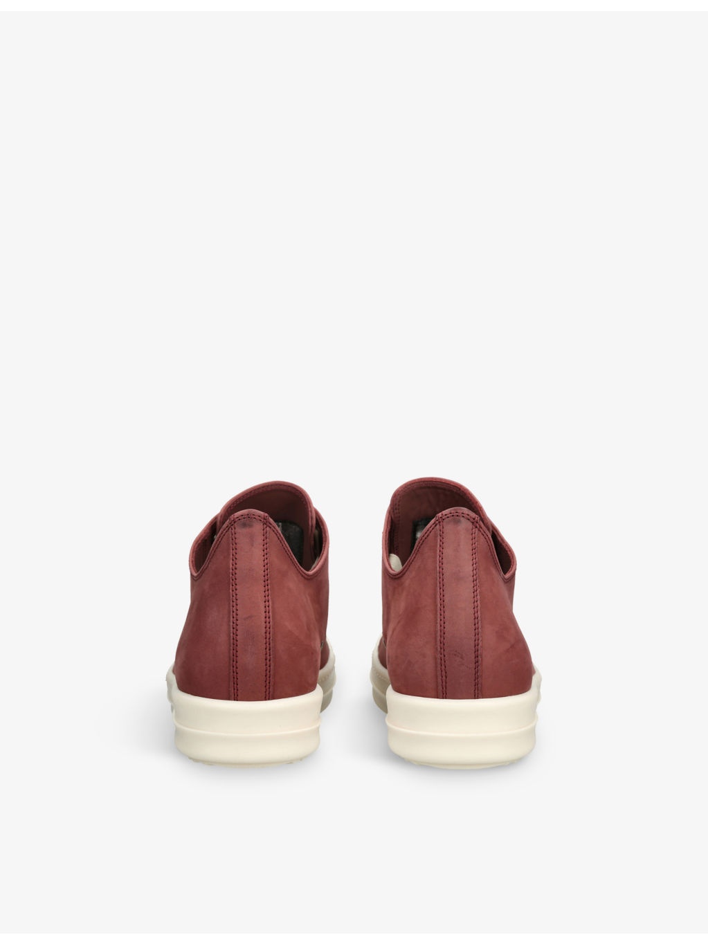 Low Nubuck-Leather Low-Top Trainers - 4