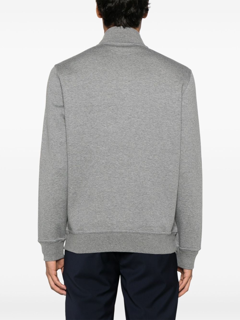 mélange-effect sweatshirt - 4