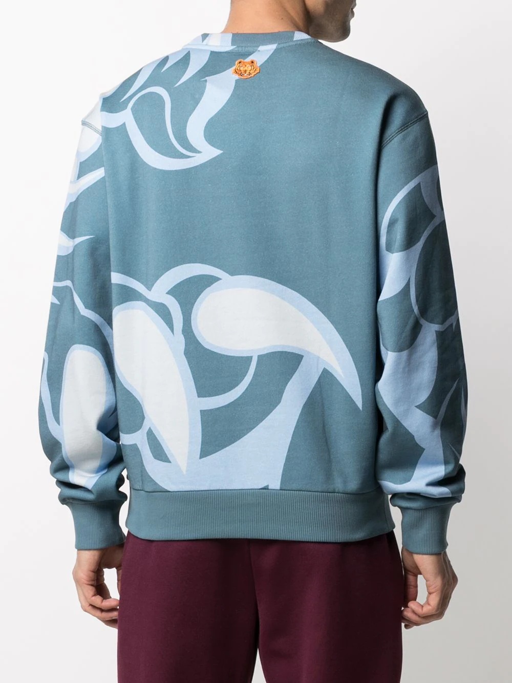 abstract-print sweatshirt - 4