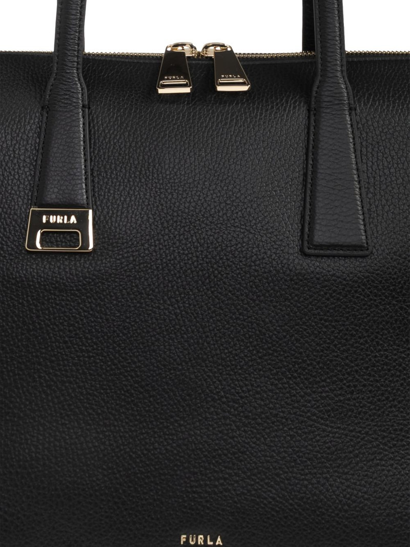 zip leather tote bag 6