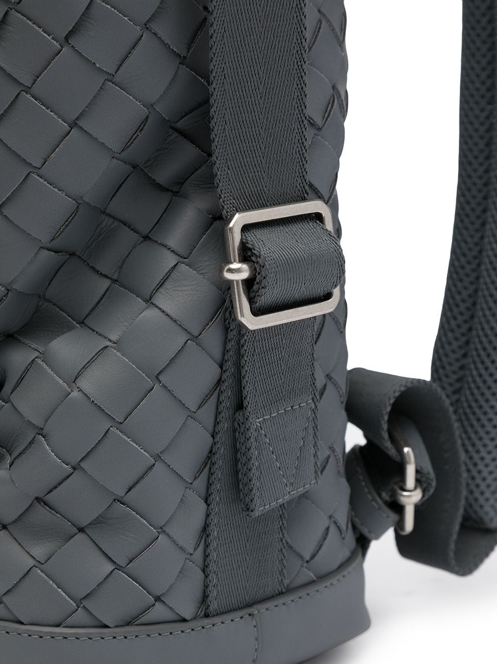 woven leather backpack - 4