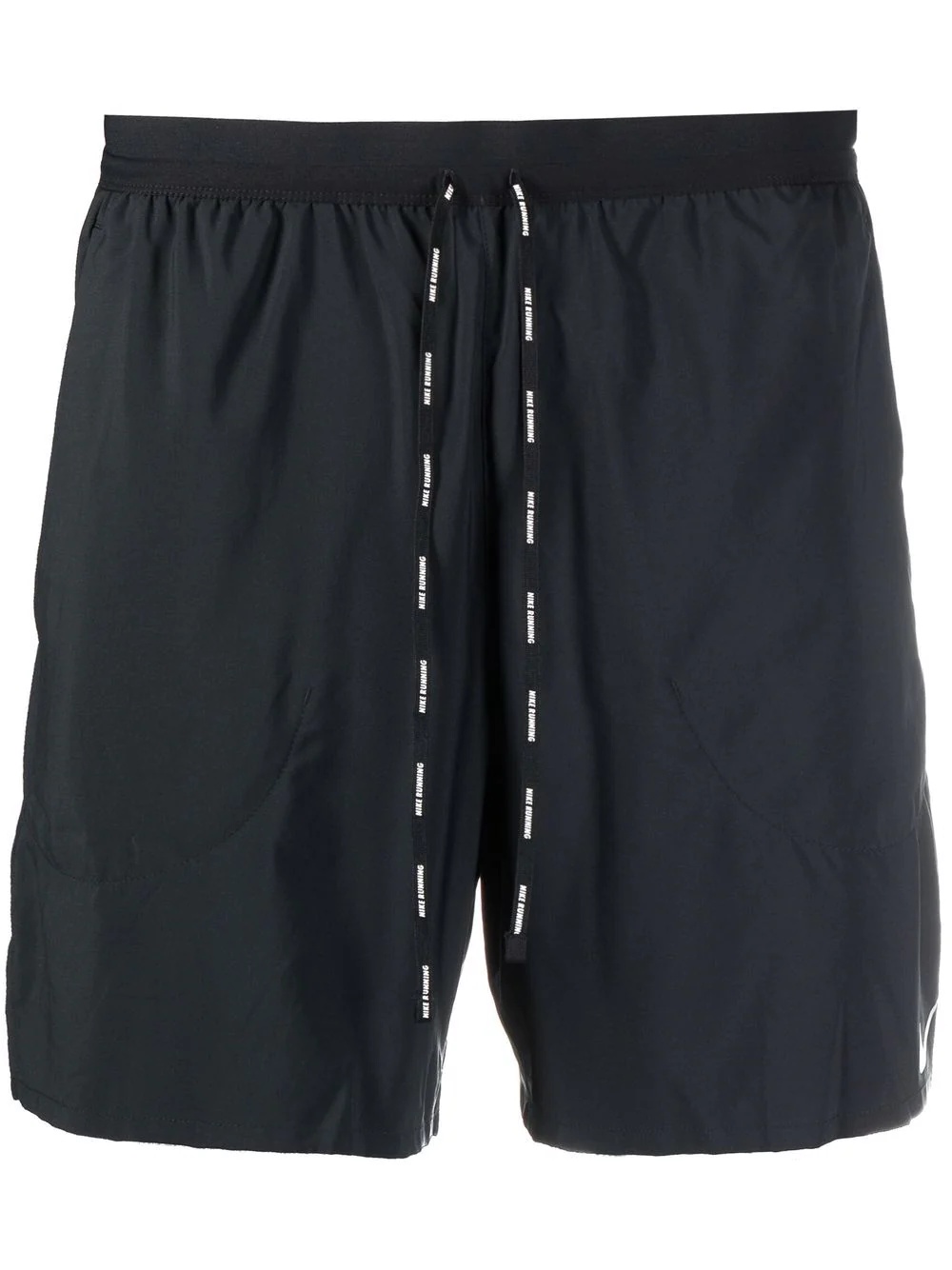 logo-print running shorts - 1