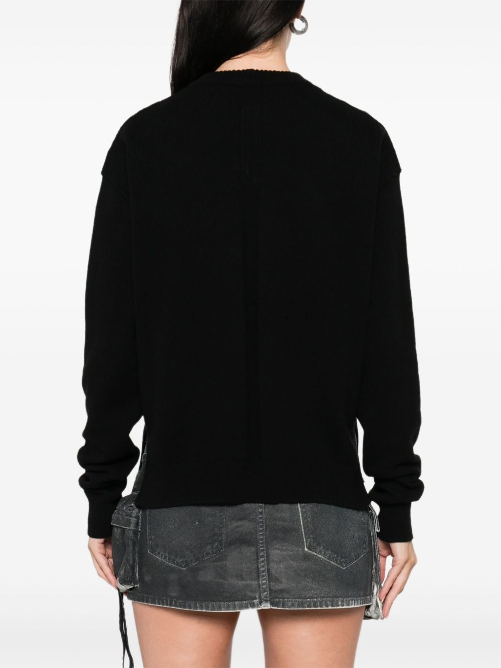 crew-neck wool jumper - 4