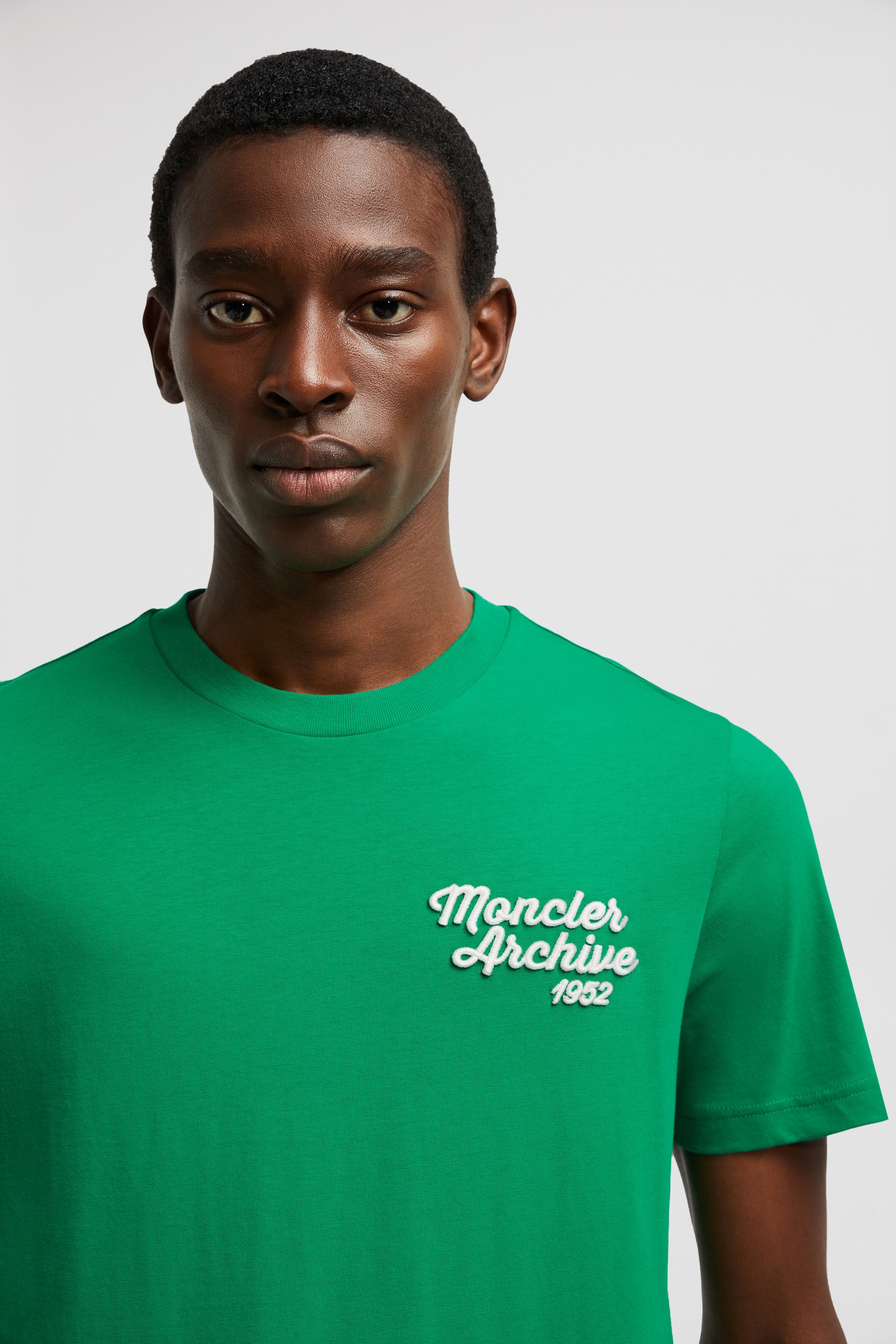 Embroidered Logo Cotton T-Shirt - 4