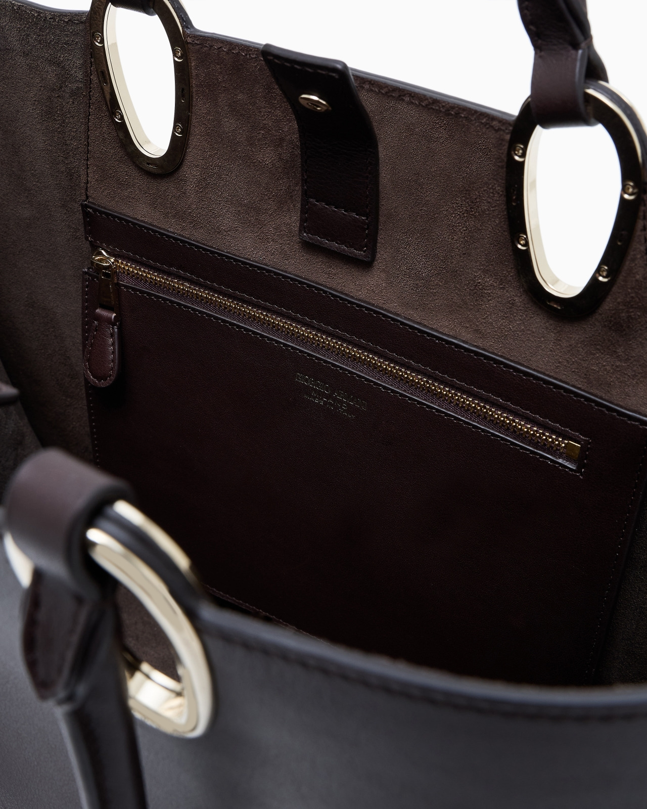 MEDIUM SHOPPER BAG IN LEATHER - 4