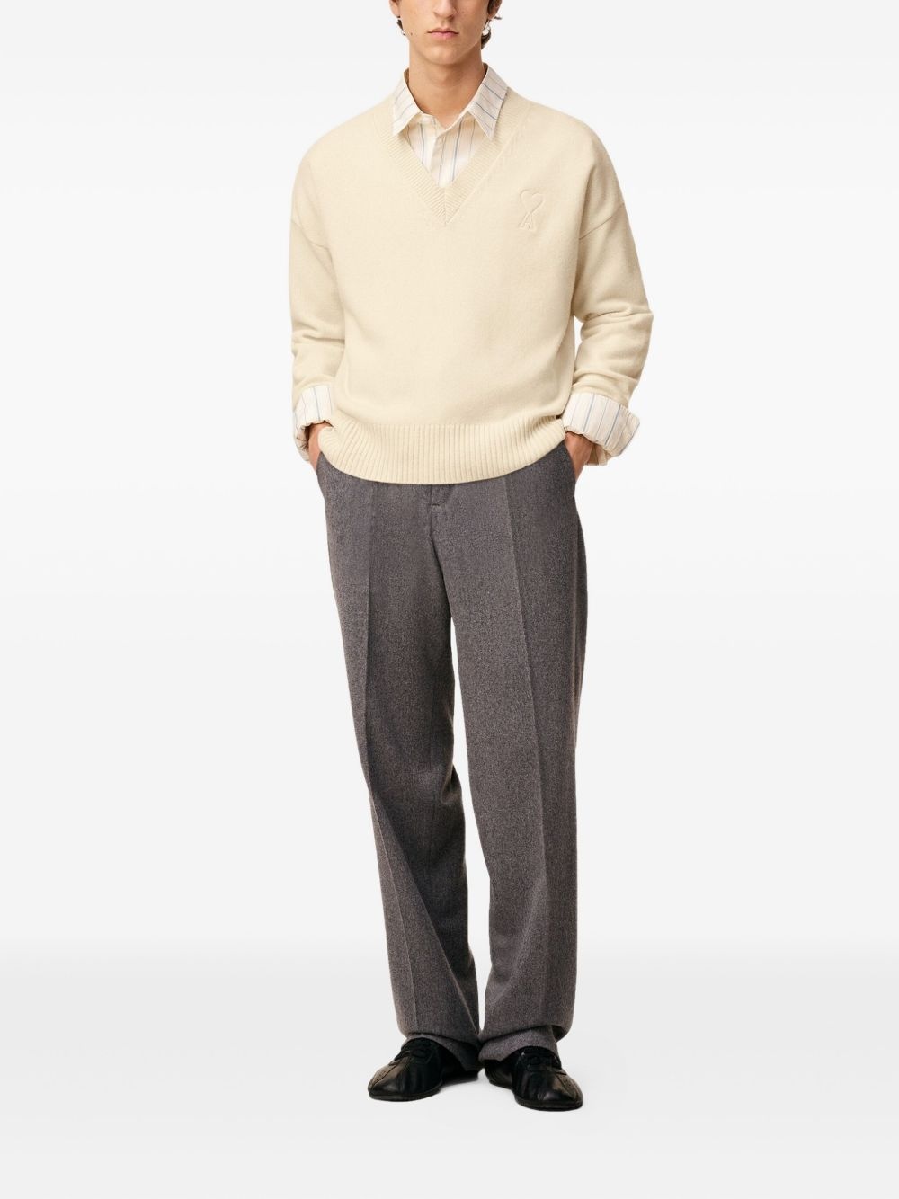 Ami de Coeur v-neck sweater - 2