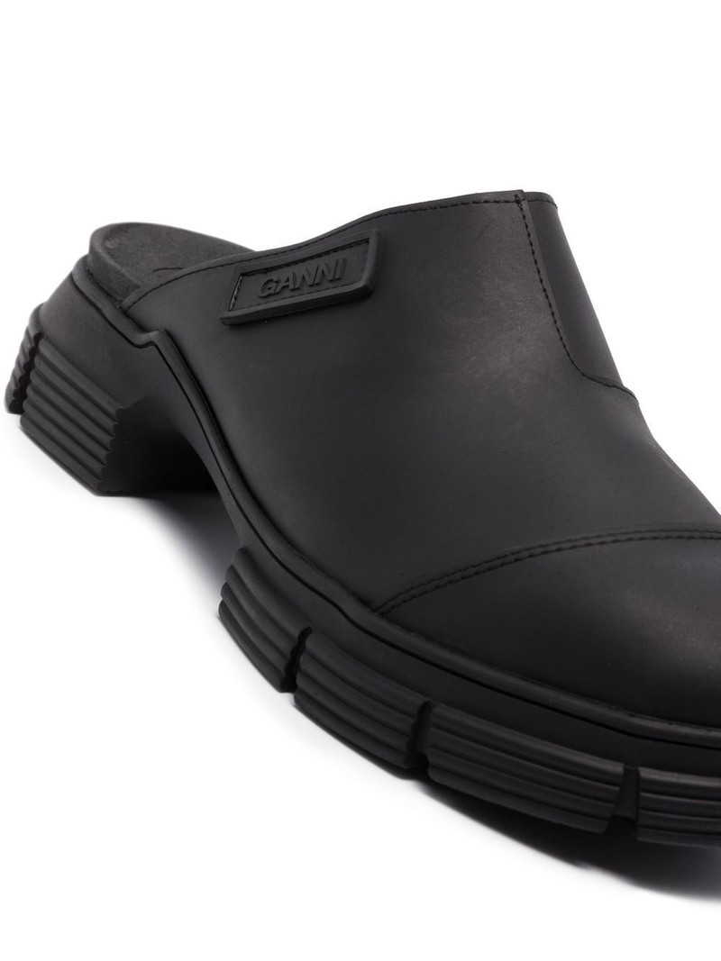 GANNI City chunky sole mules outlook