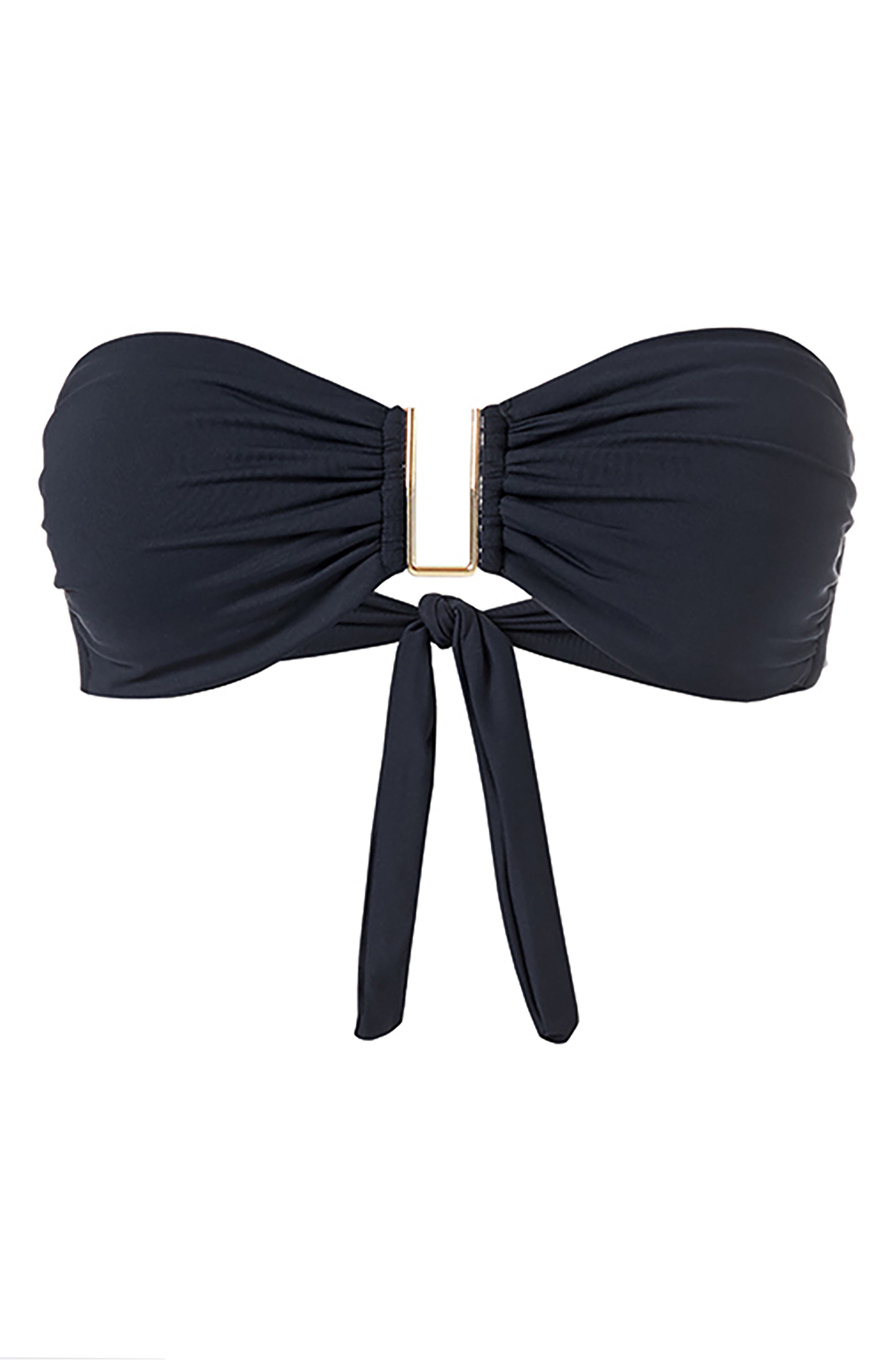 Melissa Odabash Barcelona Core U-Bar Strapless Bikini Top in Black at Nordstrom - 3