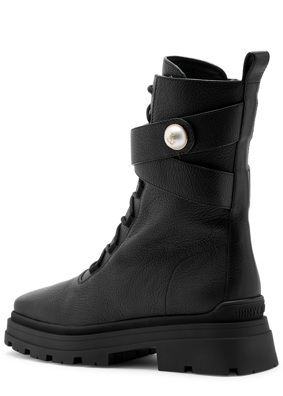 Jimmy Choo Noemi Chunky Leather Ankle Boots - 2