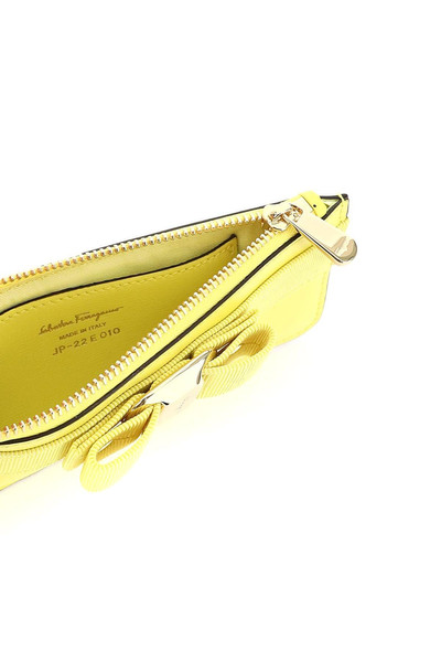 Salvatore Ferragamo ZIPPED CARDHOLDER WITH VARA BOW outlook