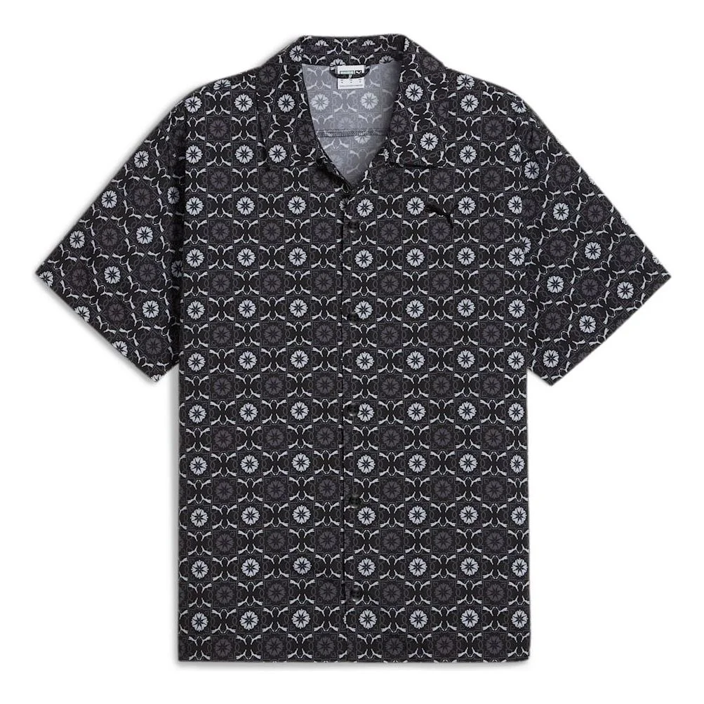 PUMA Classics New Prep Aop Woven Shirt 'Black' 627953-01 - 1