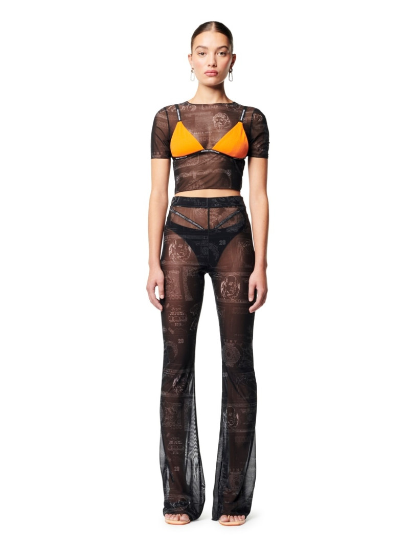 Heron Preston Hp Currencies Mesh Pants outlook