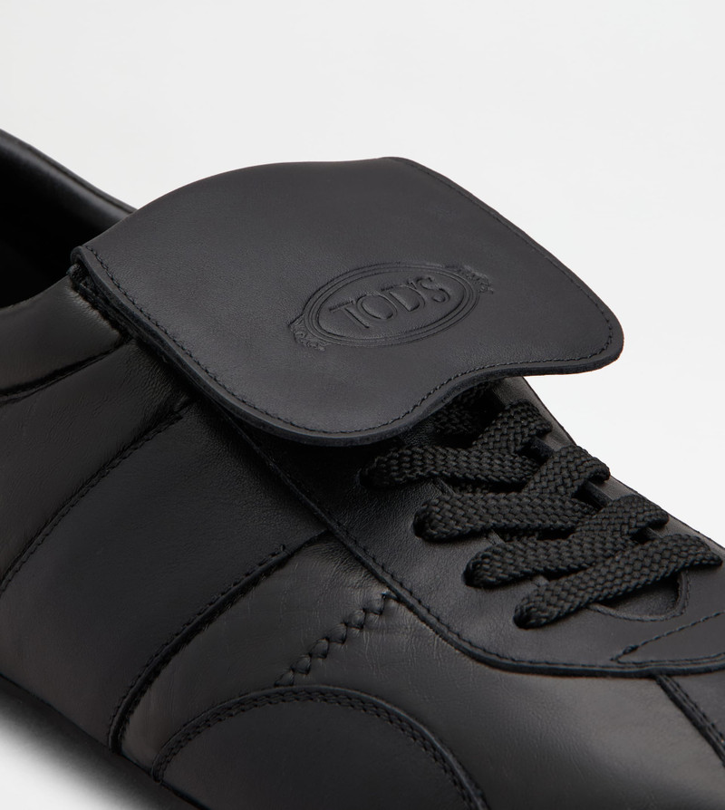 TOD'S T-MARATHON SNEAKERS IN LEATHER - BLACK 5