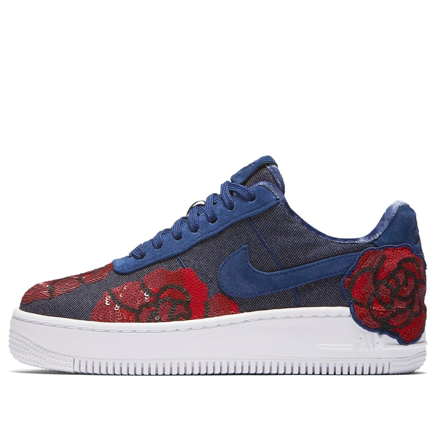 (WMNS) Nike Air Force 1 'Floral Sequin' 898421-401 - 1