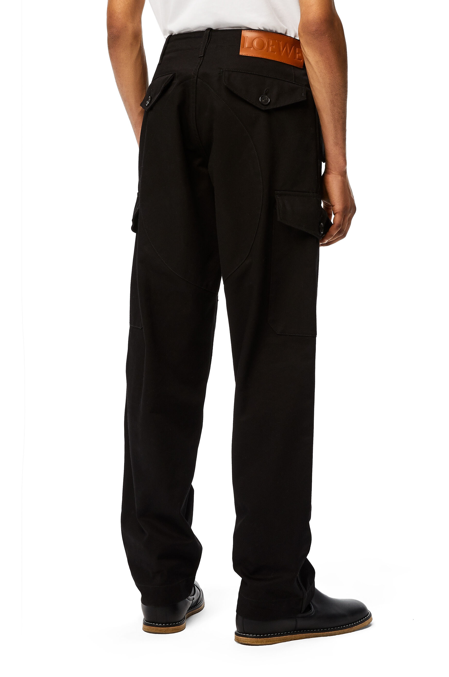 Cargo trousers in cotton - 4