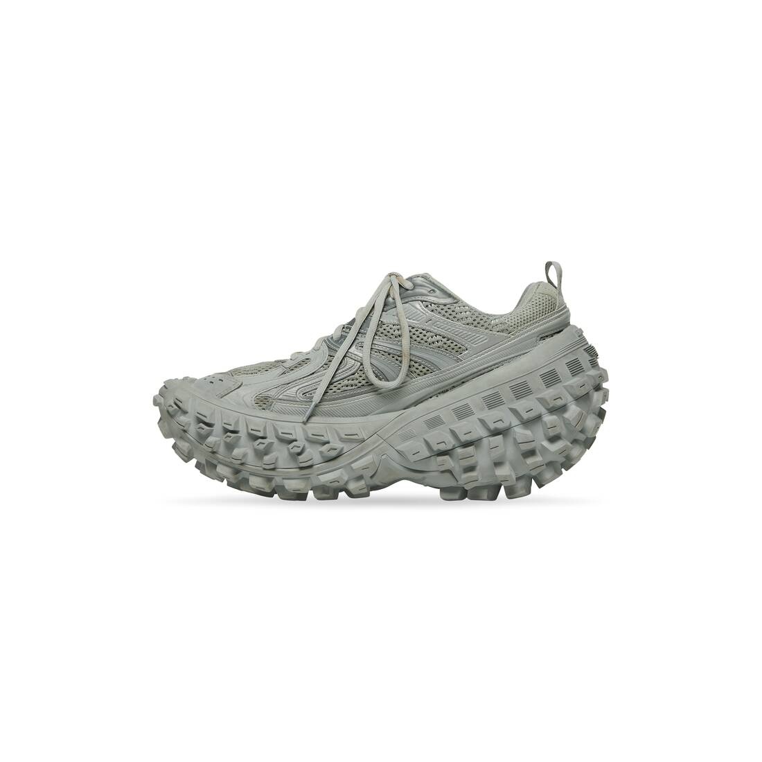 BALENCIAGA Women's Defender Sneaker in Grey | REVERSIBLE