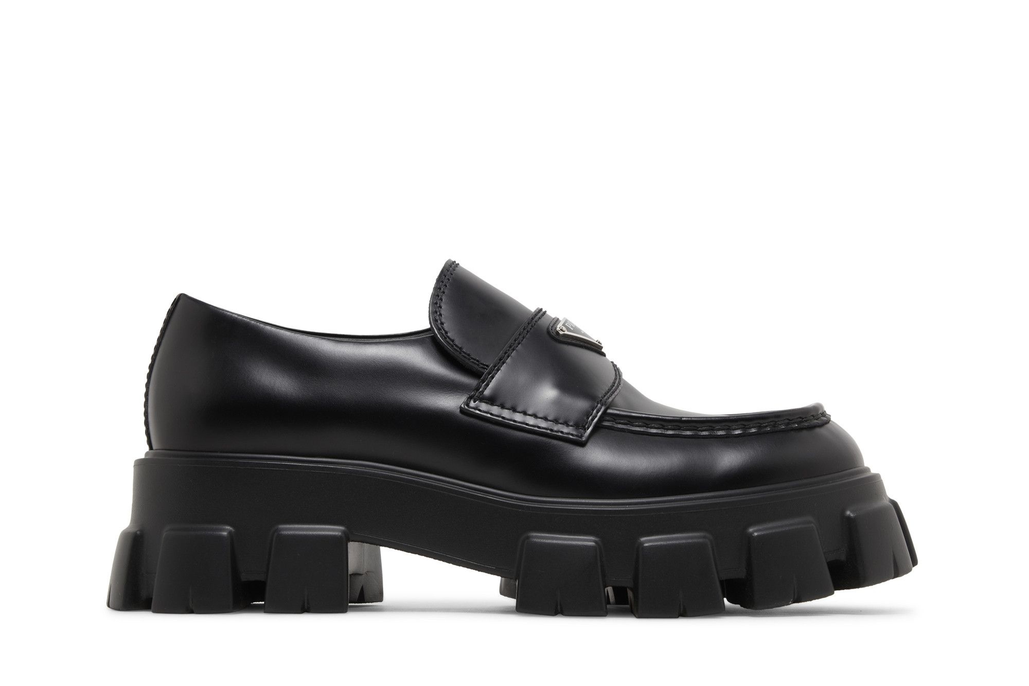 Prada Monolith Loafer 'Black' - 1