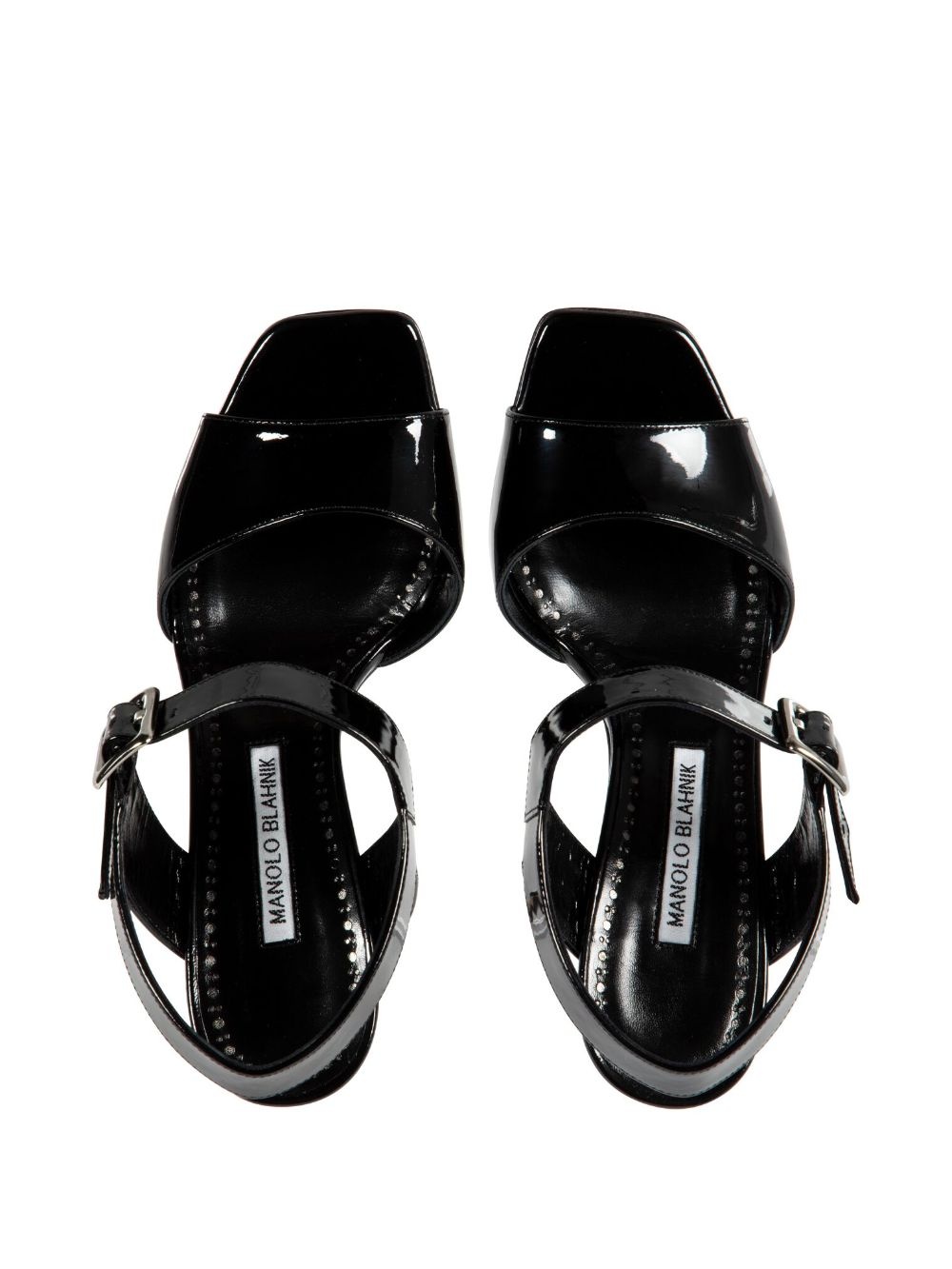 90mm leather sandals - 4