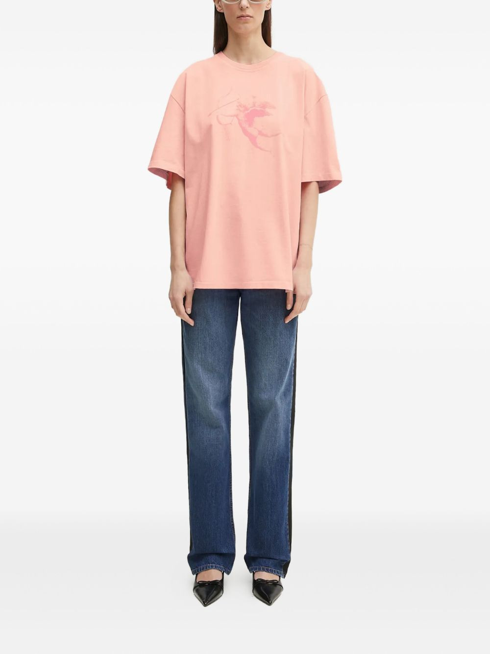 cupid-print T-shirt - 3