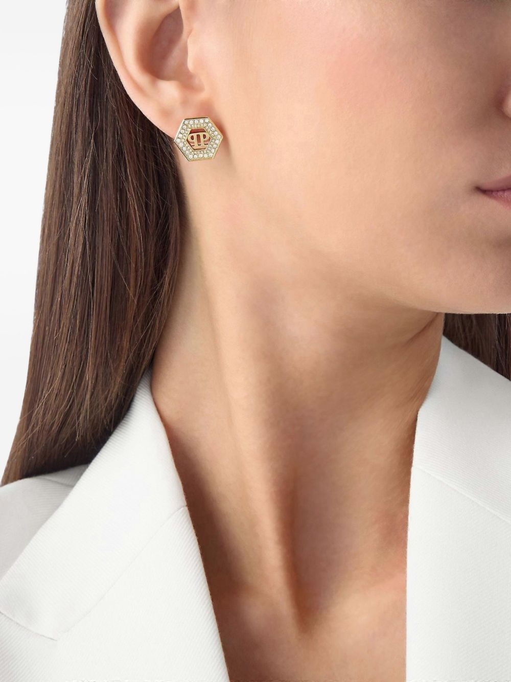 Legacy crystal-embelished earrings - 3