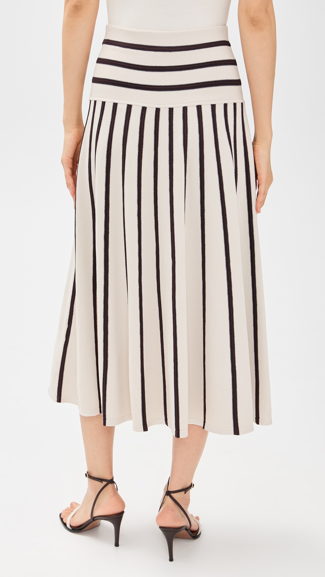 Illuminate Stripe Midi Skirt - 2