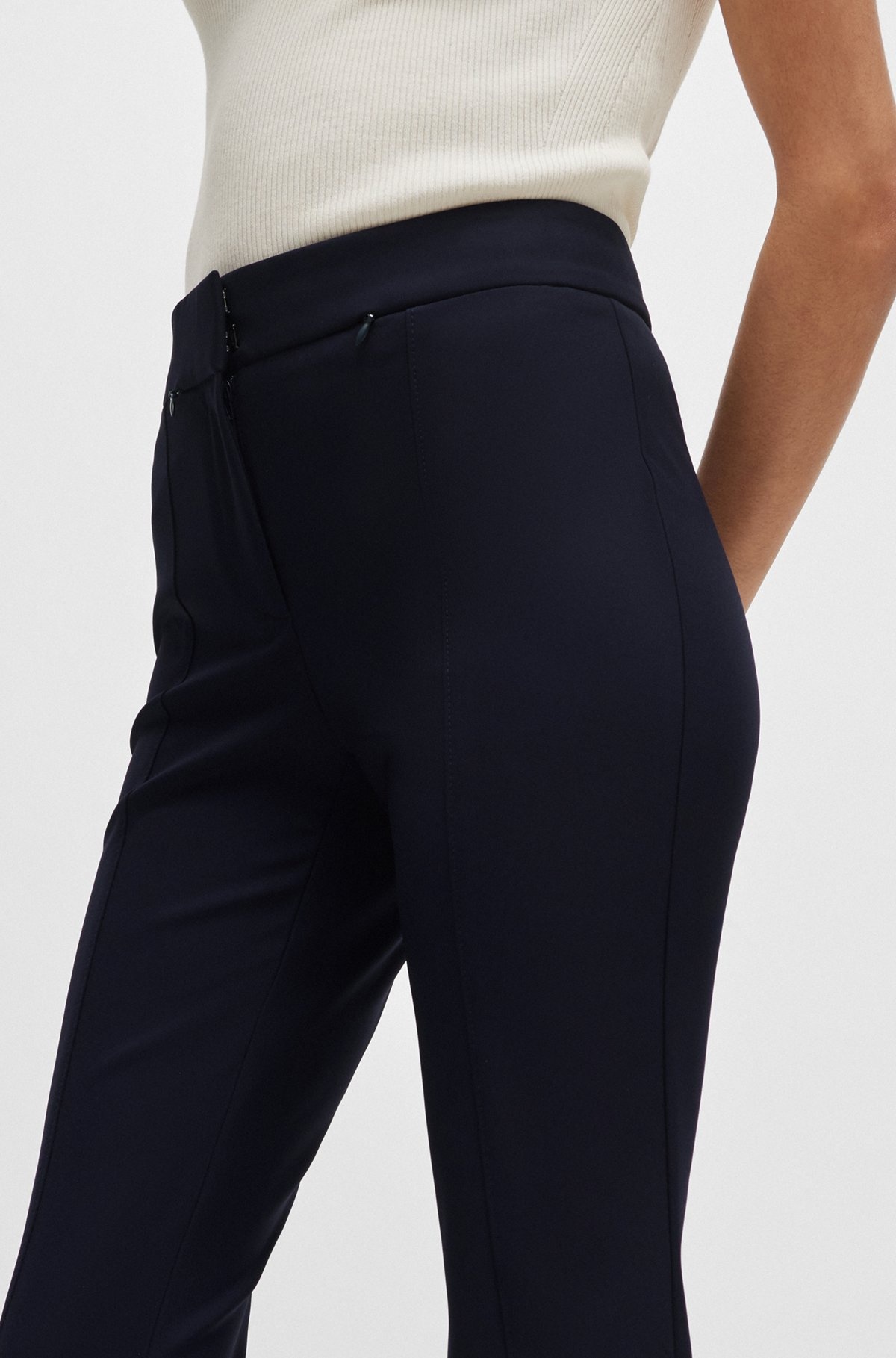 EXTRA-SLIM-FIT TROUSERS IN QUICK-DRY STRETCH CLOTH - 5