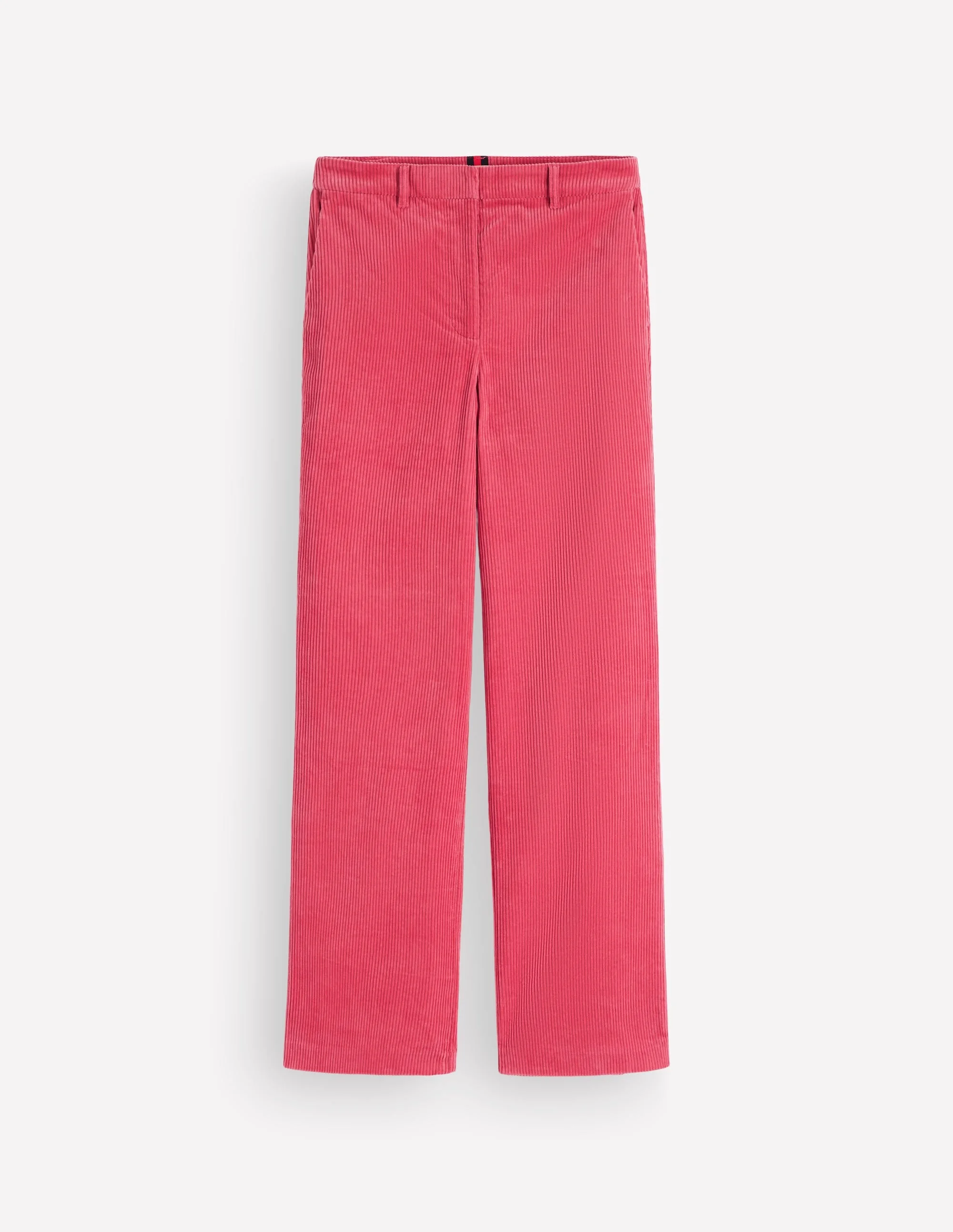 Fitzrovia Cord Column Pants-Cherry Blush - 1