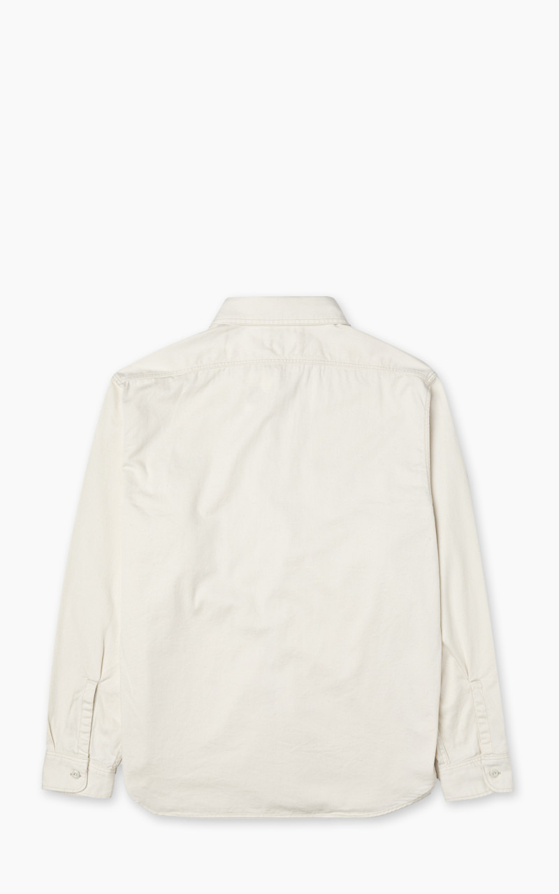 4087-2 TWILL WORK SHIRT ECRU - 3