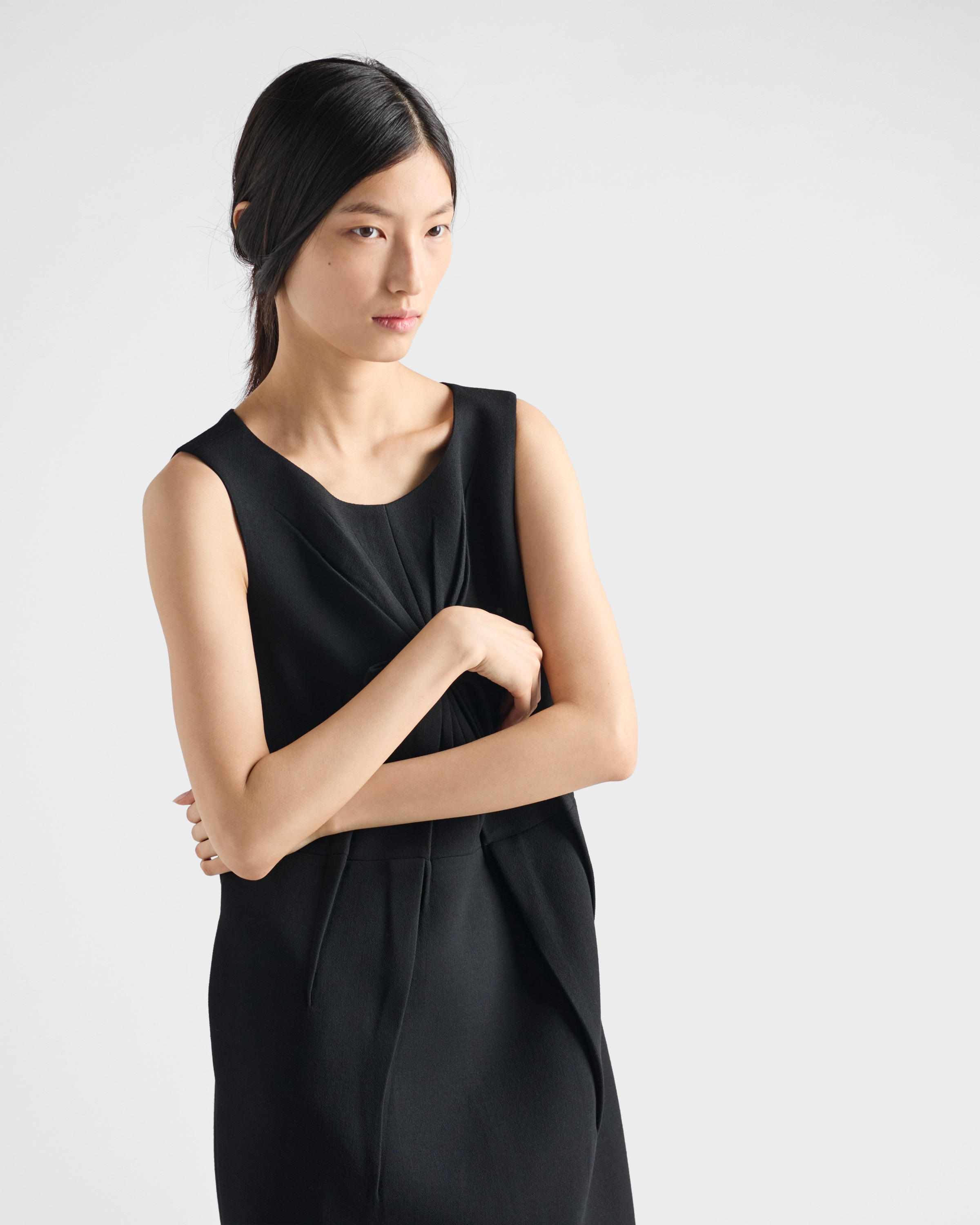 Natté fabric mini-dress - 3