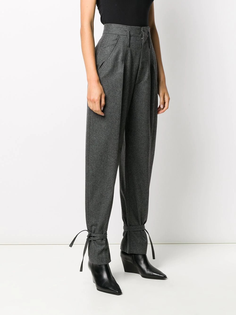 Tacoma high-waisted wool trousers - 3