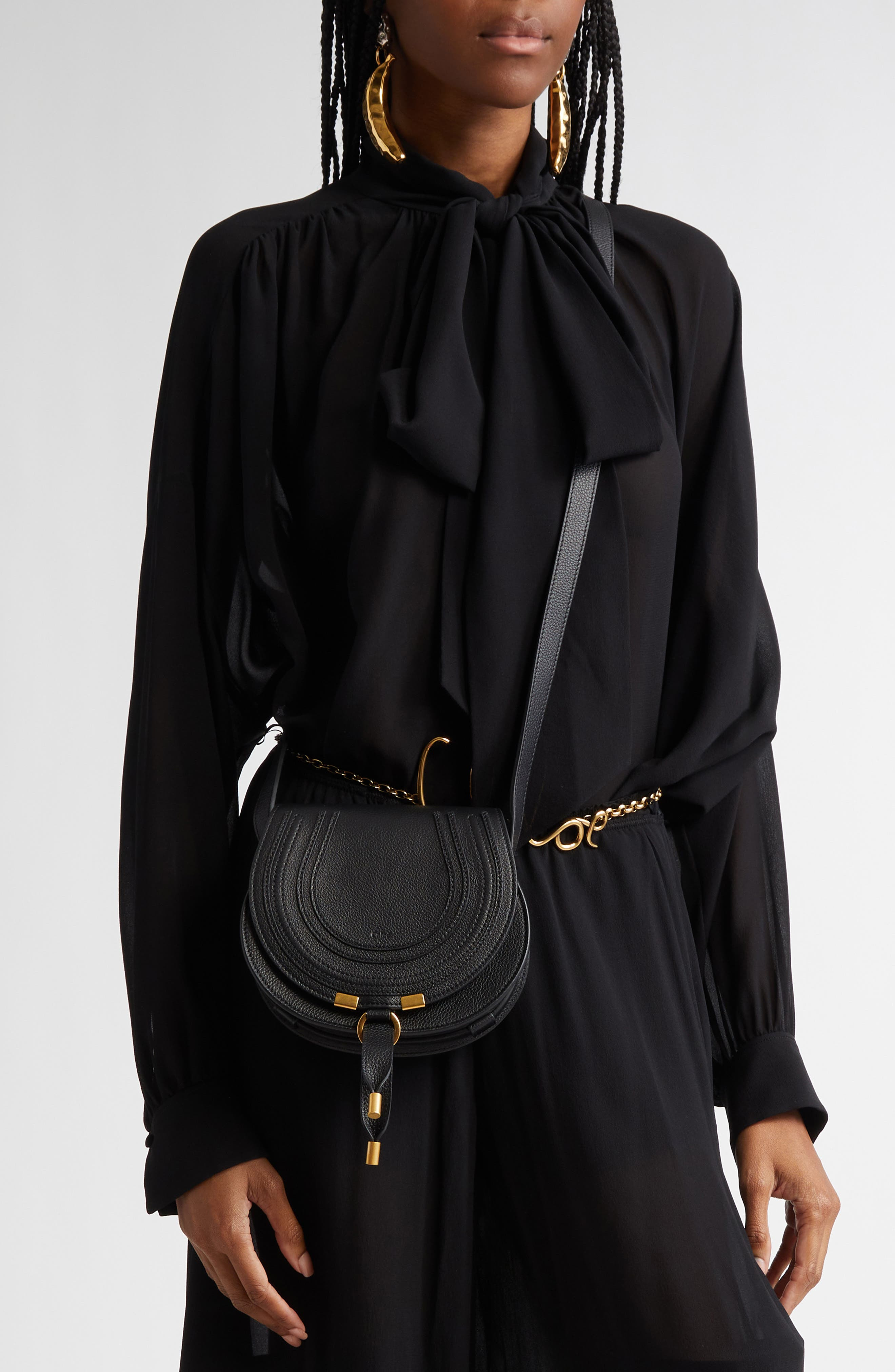 Small Marcie Leather Crossbody Bag - 2