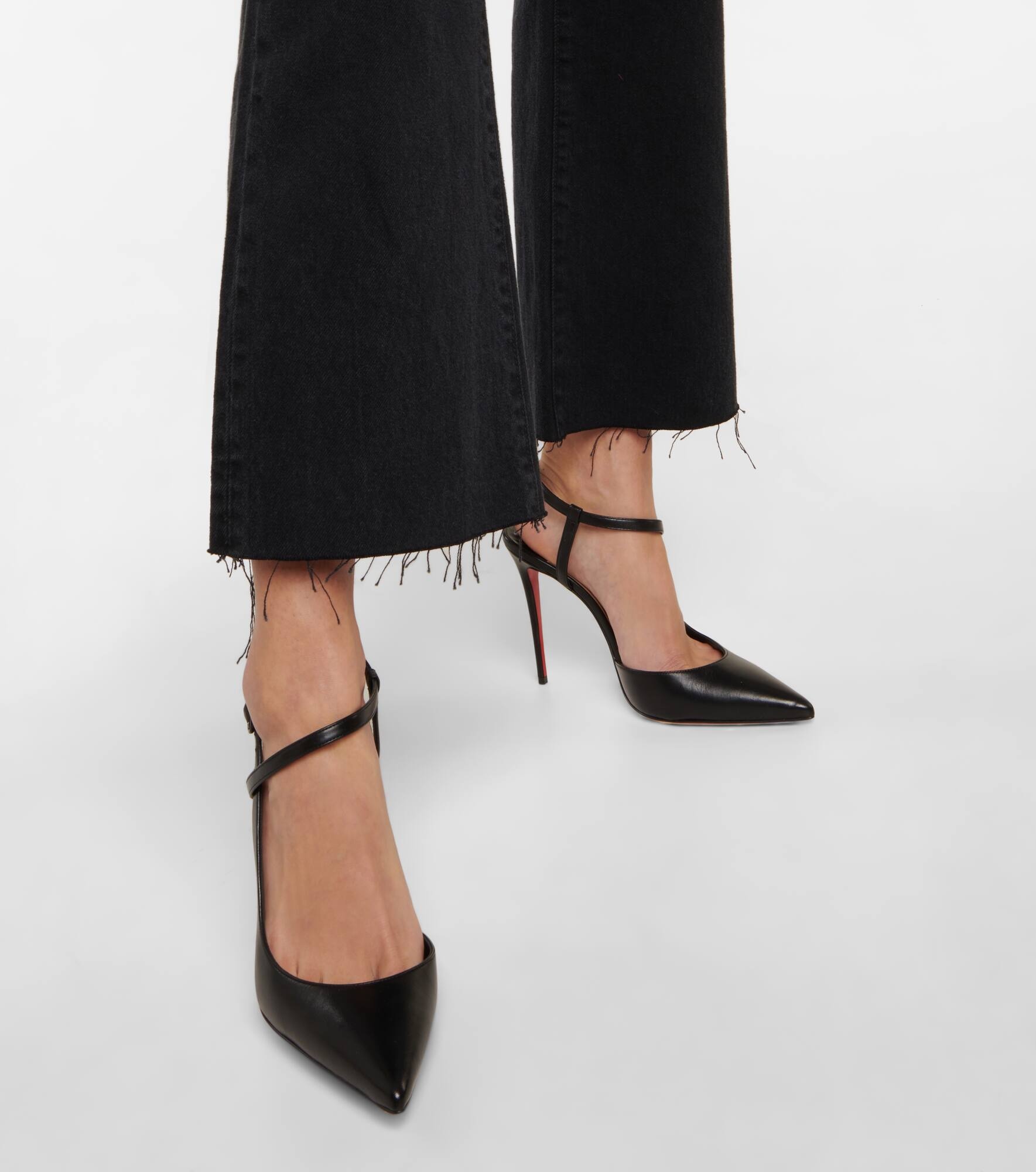 Jenlove leather slingback pumps - 4
