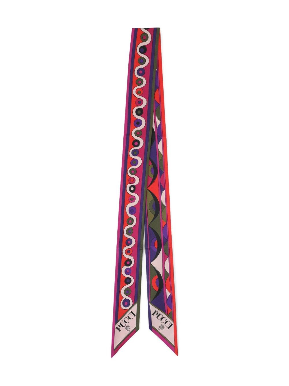 Printed silk foulard - 1