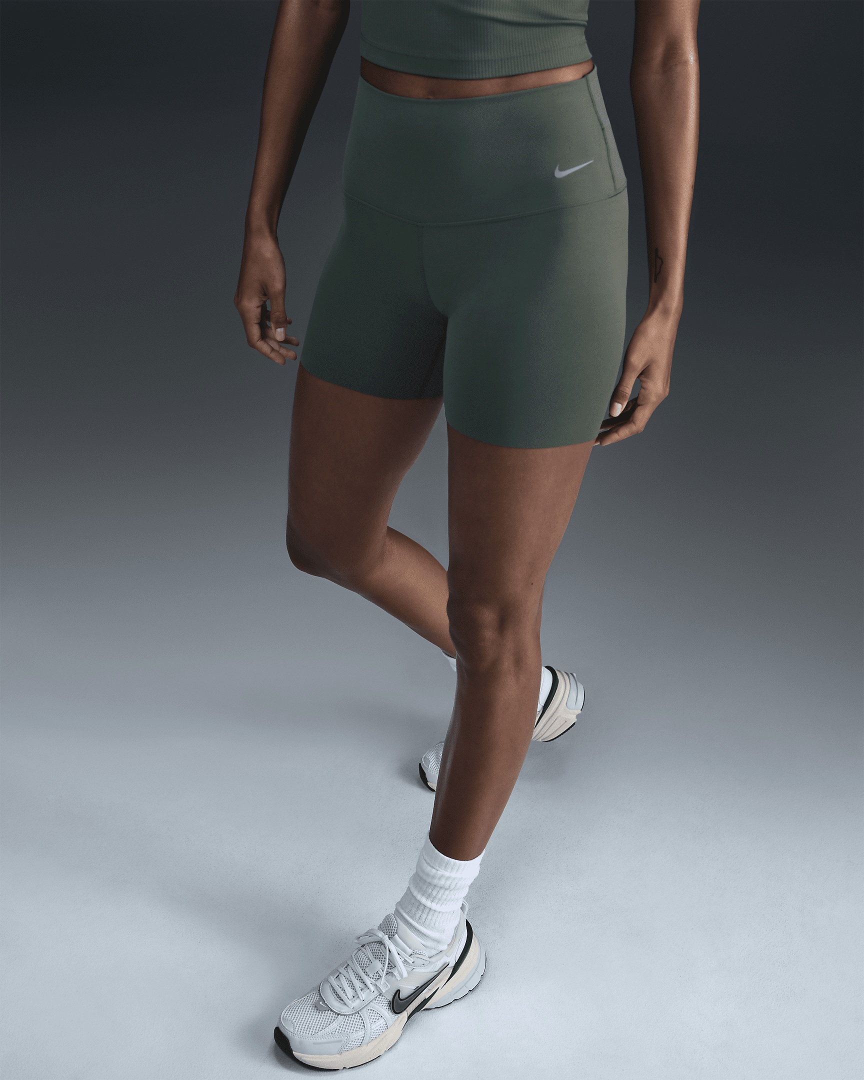 Nike Zenvy Women's Gentle-Support High-Waisted 5" Biker Shorts - 2