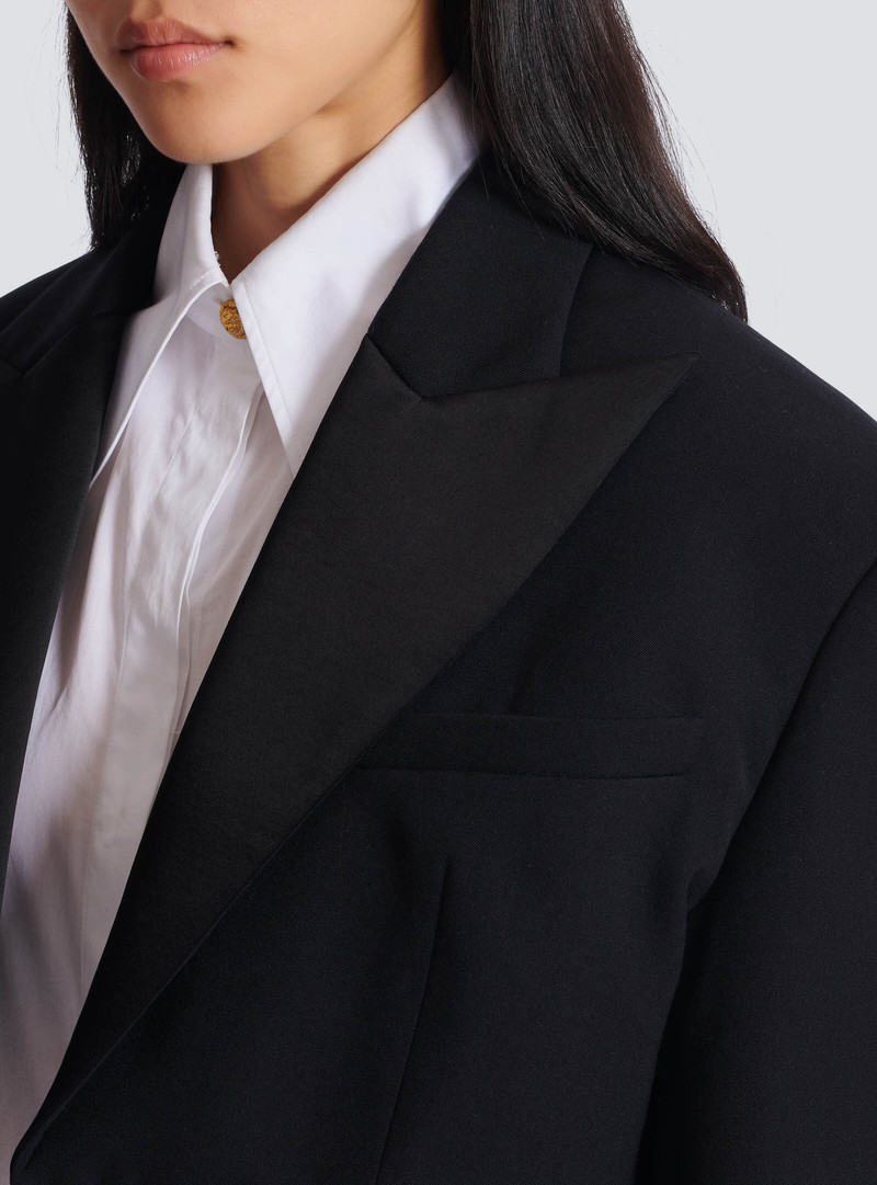 Cropped grain de poudre jacket 8