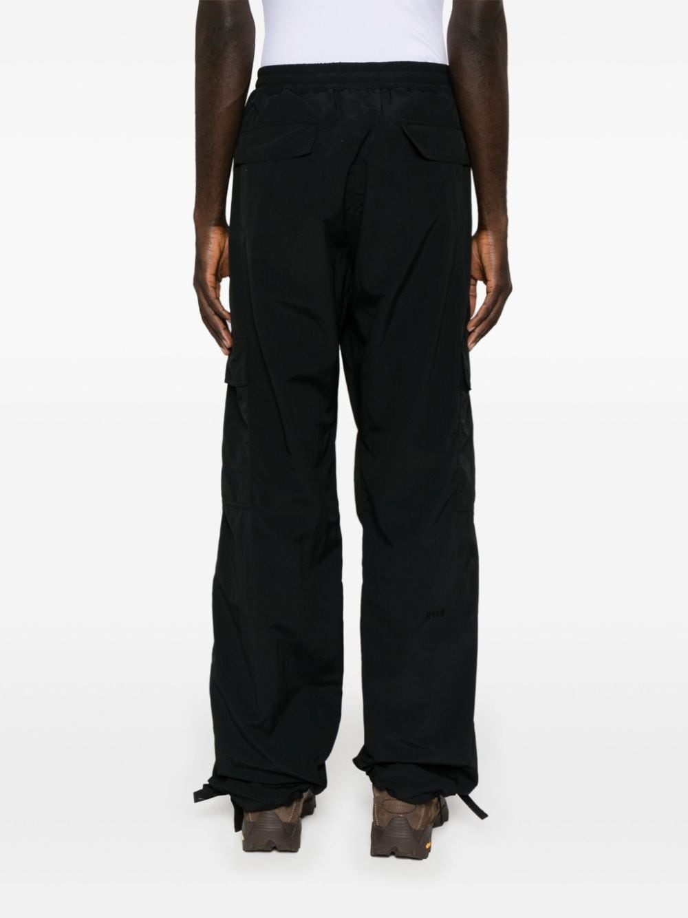 straight-leg ripstop cargo trousers - 4