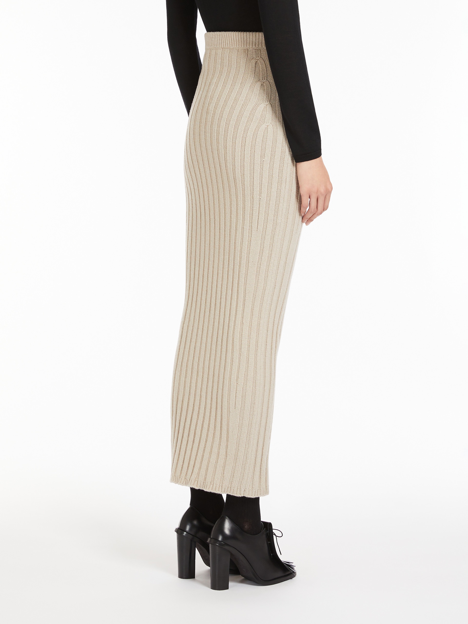 SETA Wool and cashmere knit skirt - 4