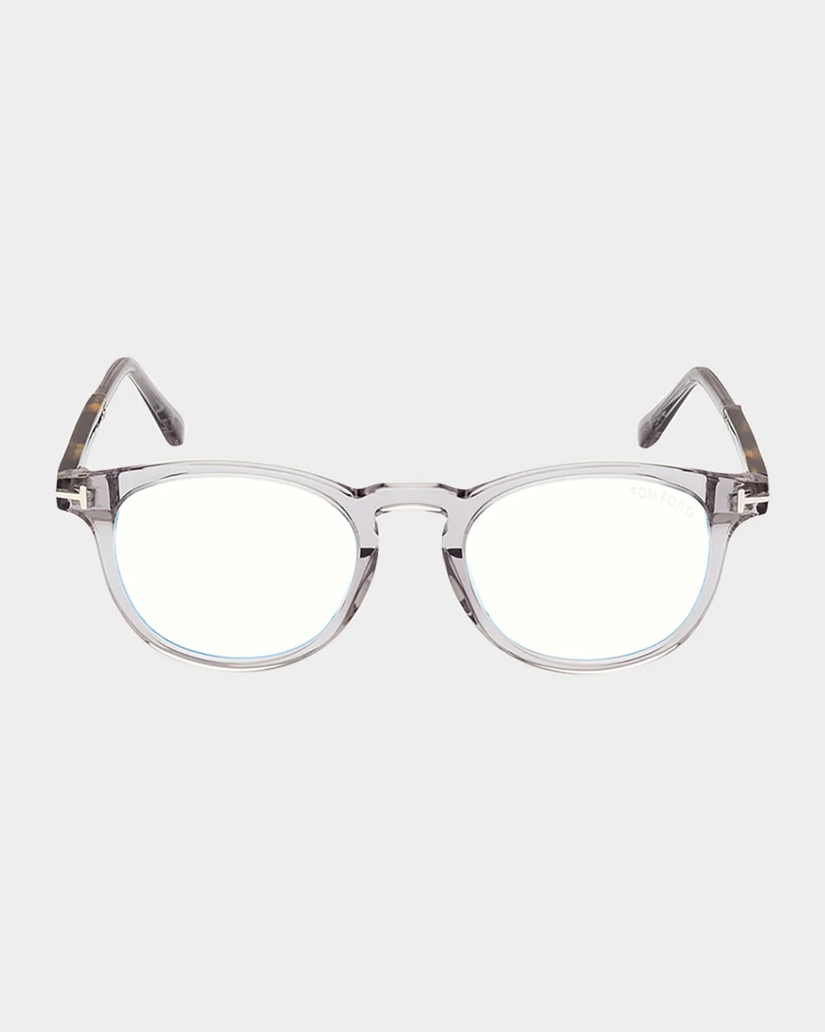 Men's Blue Light Blocking Acetate Round Optical Glasses - 1