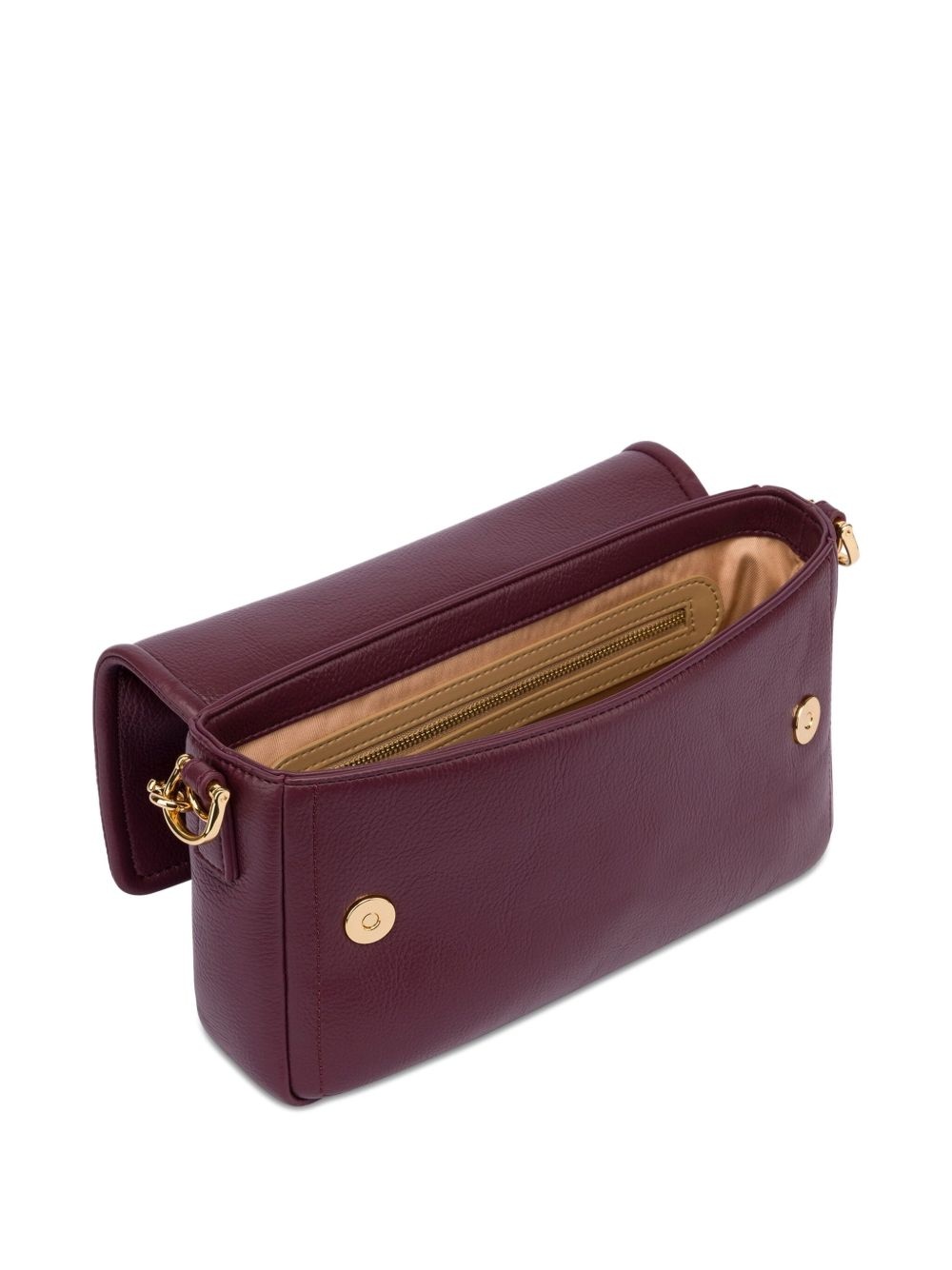 foldover top shoulder bag - 3