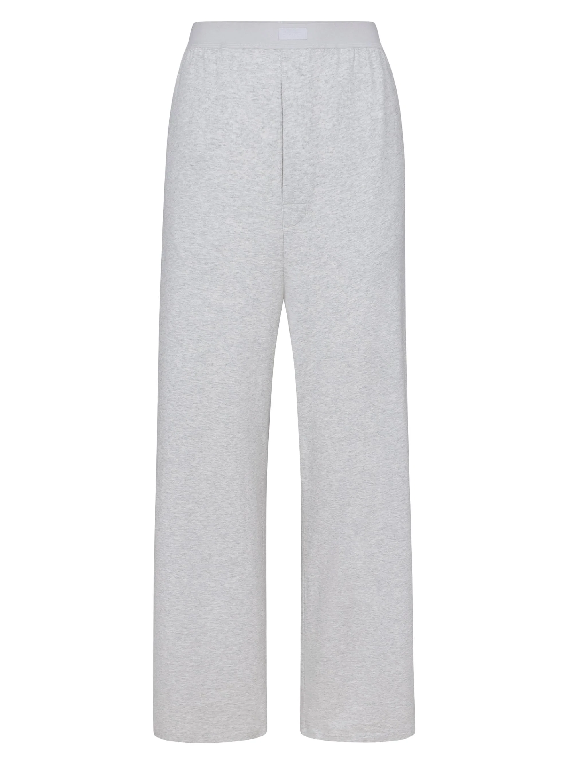Women's Boyfriend Loose Wide-Leg Pants - Light Heather Grey - 1