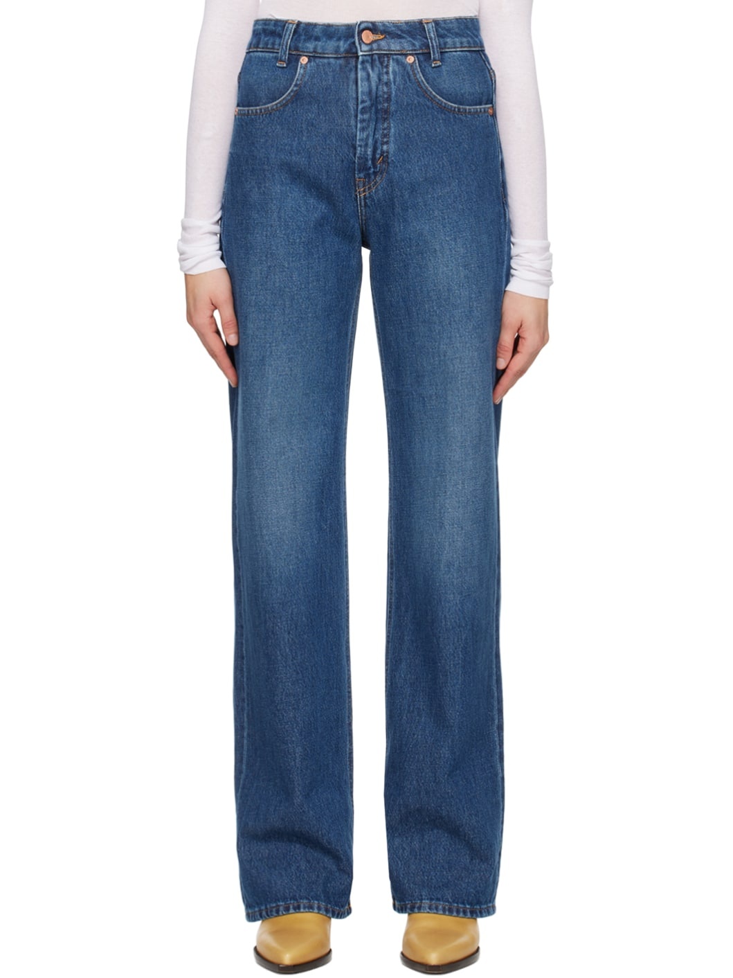 Indigo Ease Jeans - 1