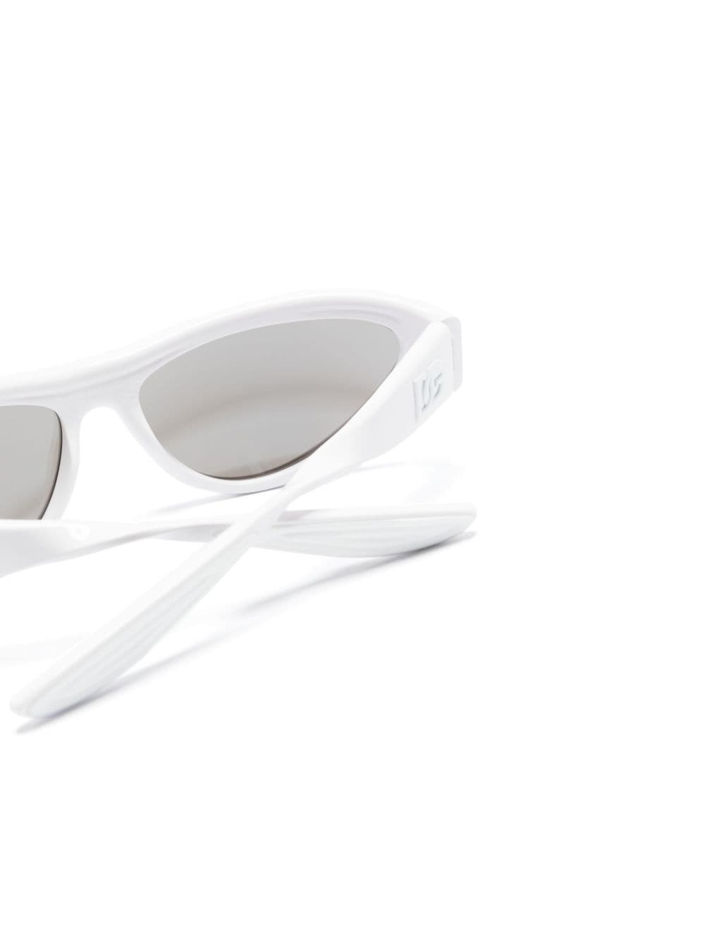 shield-frame tinted sunglasses - 3