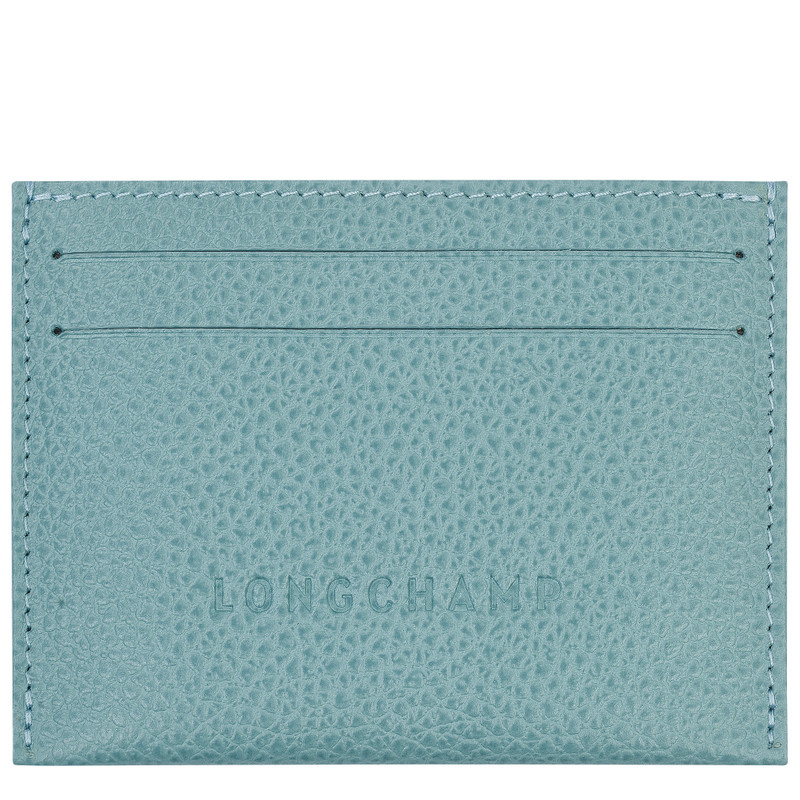 Le Foulonné Cardholder Eucalyptus - Leather 1