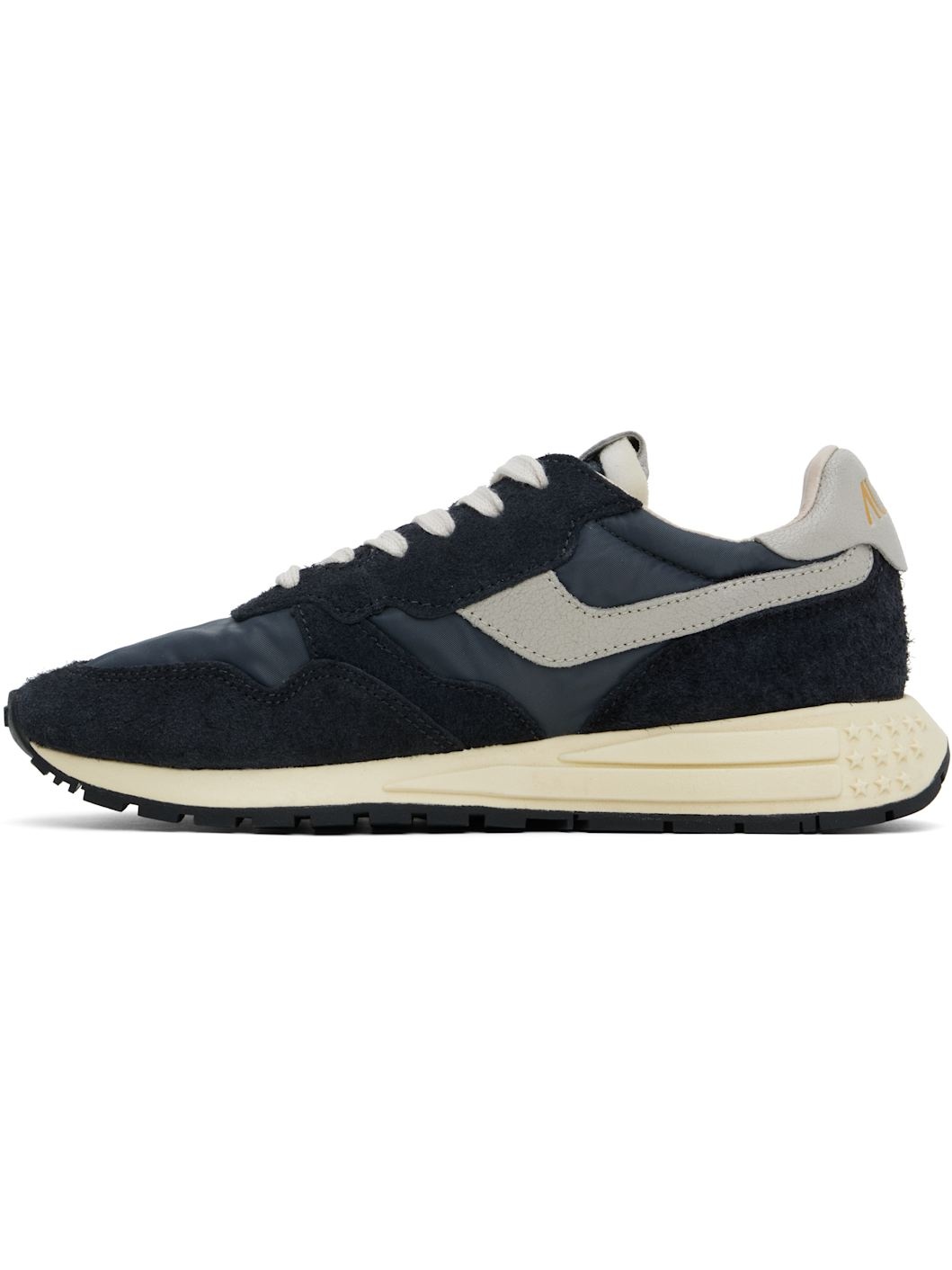 Black & Gray Reelwind Low Sneakers - 3