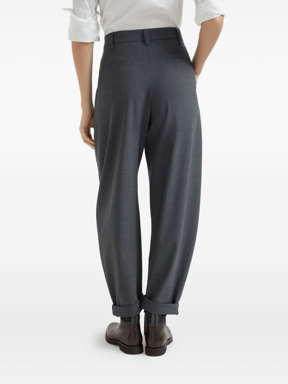 virgin-wool trousers - 4