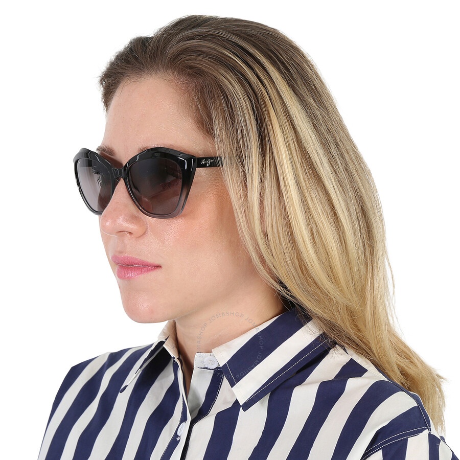 Maui Jim Lotus Neutral Grey Butterfly Ladies Sunglasses GS827-02J 56 - 2