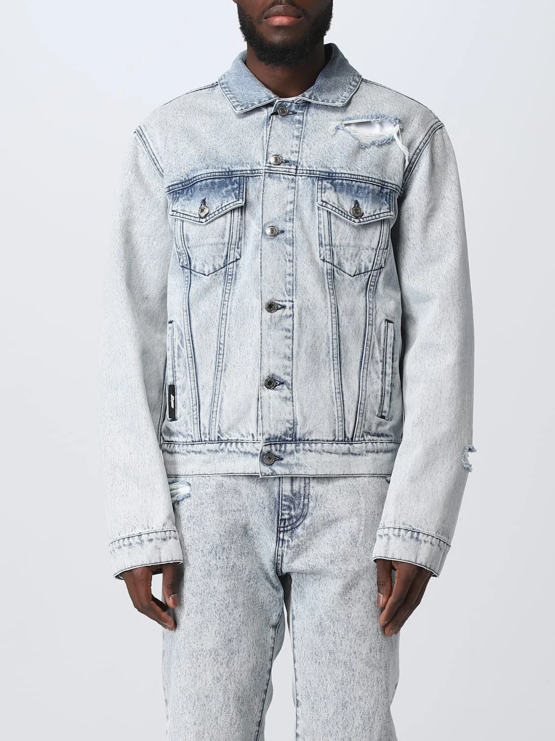 MSGM denim jacket - 1